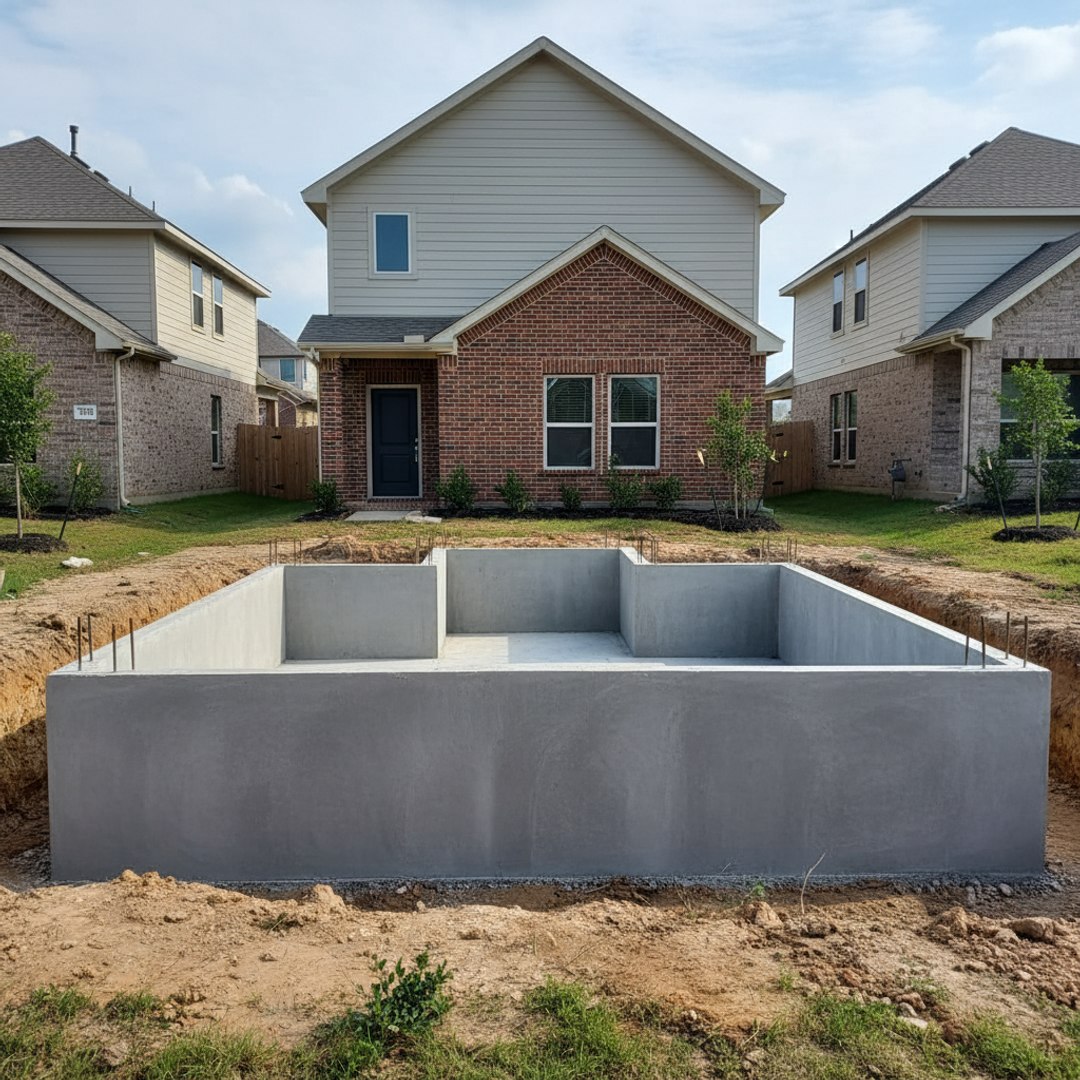 Concrete Patios completed by All Star Concrete Company in Rowlett, TX