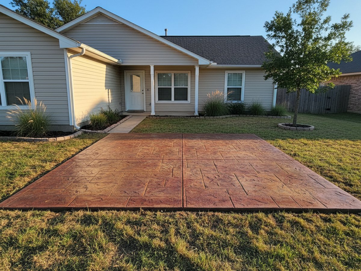 All Star Concrete Company crew at work on a home in Rowlett, TX